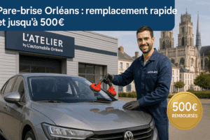 Sellerie voiture à Orléans 16 rapide pare brise
