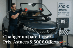 Sellerie voiture à Orléans 16 changer un pare brise prix