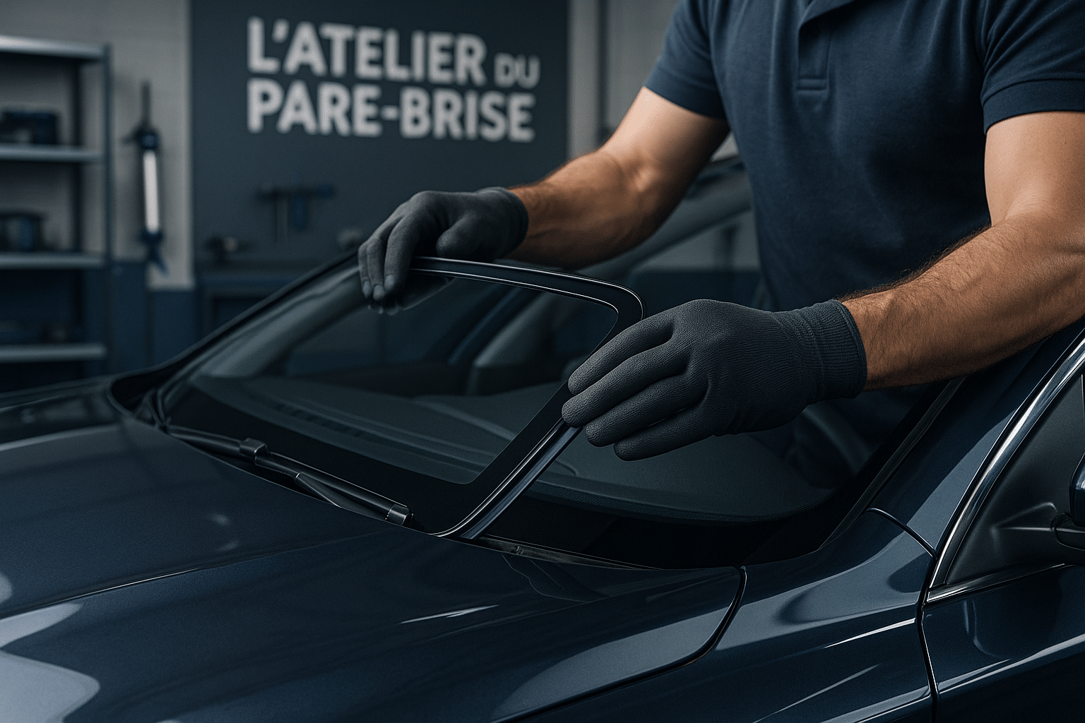 pare-brise offert - illustration